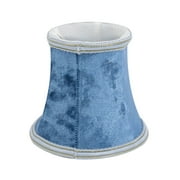 Blue Lamp Shades Wall Shade Small Bell Shape Chandelier Clip On Lamp Blue Fabric Covered
