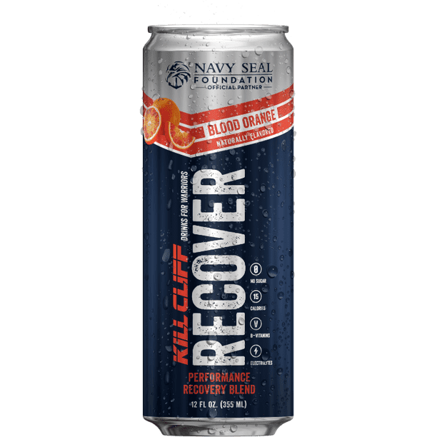 Kill Cliff Recover Blood Orange, 12 fl oz 4 Pack Case