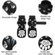thumbnail image 2 of Calcetines antideslizantes para perros y gatos, ajustables, aptos para perros y gatos pequeños o grandes, 2 pares (M, negro), 2 of 5