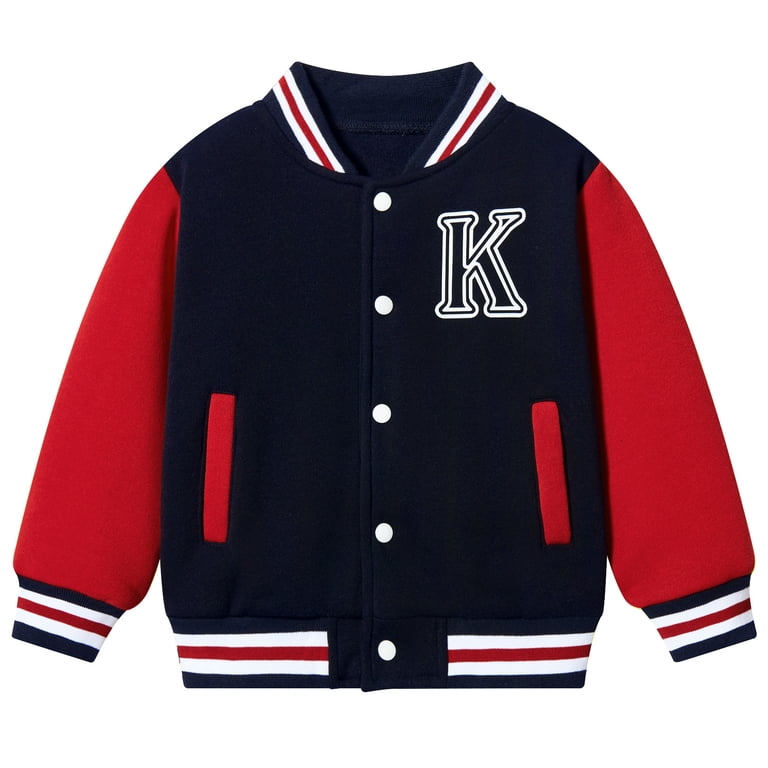 Aideaone Kids Baseball Jacket in Bold Colors photo 1