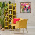 thumbnail image 3 of Stupell Industries Urban Paint Bouquet Botanical & Floral Painting Brown Floater Framed Art Print Wall Art, 25 x 25, 3 of 10