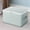 blue#2058, variant on Non Woven Double Zip Clothing Storage Box Folding Wardrobe Organizer With Lid Striped Cloth Bin For Dormitory Home Blankets Clothes Bedding Blue
