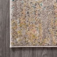 thumbnail image 4 of JONATHAN Y CONTEMPORARY POP 2 x 8 Runner Rug, Modern Abstract Vintage Waterfall - Blue/Brown/Orange, CTP106A-28, 4 of 10
