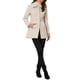 thumbnail image 2 of Abrigo de invierno con cuello de solapa y botones para mujer INSPIRE CHIC, con bolsillos, talla 3XL, color blanco crema, 2 of 6