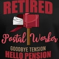 thumbnail image 3 of CafePress - Retired Postal Worker Funny Postman Hello T Shirt - Women's V-Neck Dark T-Shirt, 3 of 4