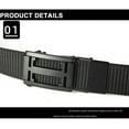 thumbnail image 2 of Men Belt Nylon Belt Webbing Canvas Outdoor Web Belt with Plastic Buckle, 2 of 6
