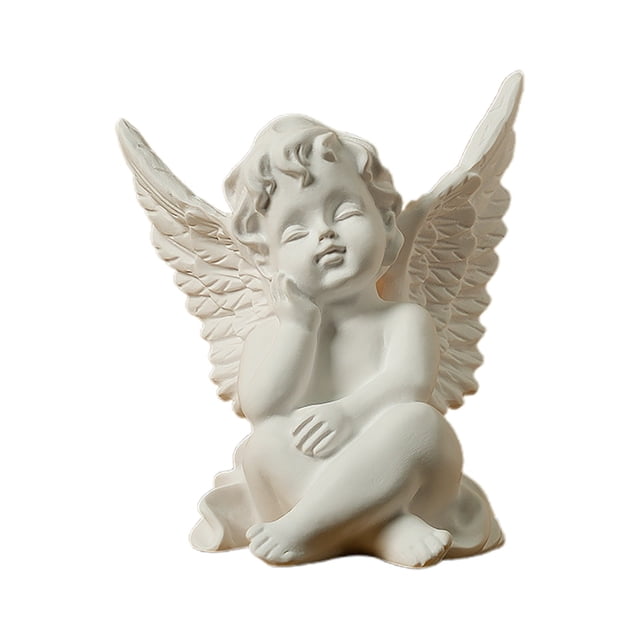 Elegant Resin Roman Column Sculptures Angel Candlesticks for Home Display Window Model Room and Soft Furnishing Props
