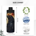 thumbnail image 4 of Cuervo místico y botella de agua deportiva completa con aislamiento de acero inoxidable, taza portátil, botella de agua para exteriores, moda, viajes, fitness, estudiante, talla única., 4 of 7