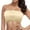 3-Brown, variant on Women Removable Shoulder Strap Tube Tops for WomenSwimwear Tops Strapless Bikini Tube Top with Sleeves Top Bandeau Swim Top Long Tube Tops for Women Plus Size Tube Top Swimsuit Blouse