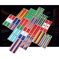 thumbnail image 5 of 1 par de pegatinas de metal con bandera nacional, pegatinas para parachoques multiuso, emblema cromado, pegatinas creativas con bandera ((Francia), piezas de automóvil/accesorios (58*14mm) JM JM, 5 of 5