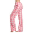thumbnail image 2 of Just Love Women Pajama Pants 7051-10774-XS-SIOC (Pink Plaid - 100% Cotton Flannel, Large), 2 of 3