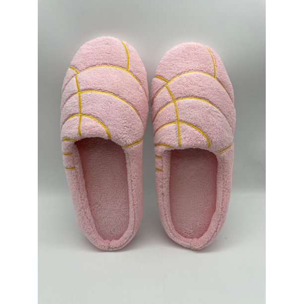 Lindas pantuflas de pan, pantuflas de peluche, zapatos de interior para el hogar, zapatos peludos