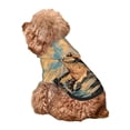 thumbnail image 5 of Honeii Playful Otter Tropical Beach Print Small Dog Hoodies Pet Hooded Sweatshirts Fall Winter Puppy Cat Sweaters Warm Clothes for Small Dogs Outfits Costume-Small, 5 of 7