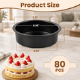 9 Pan 9 Inch Cake Pan Set Of 2 - Nonstick Carbon Steel Round Baking Pans With ...