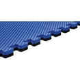 thumbnail image 3 of Norsk 16 sq ft Interlocking Foam Floor Mat, 4-Pack, Reversible Black/Blue, 3 of 6