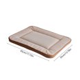 thumbnail image 3 of Woven Fabric Pet Mat Scratch Resistant Pull Proof Washable All Seasons Quilted Padding Non Slip for Cats Small Dogs Crate Floor Furniture, 3 of 6