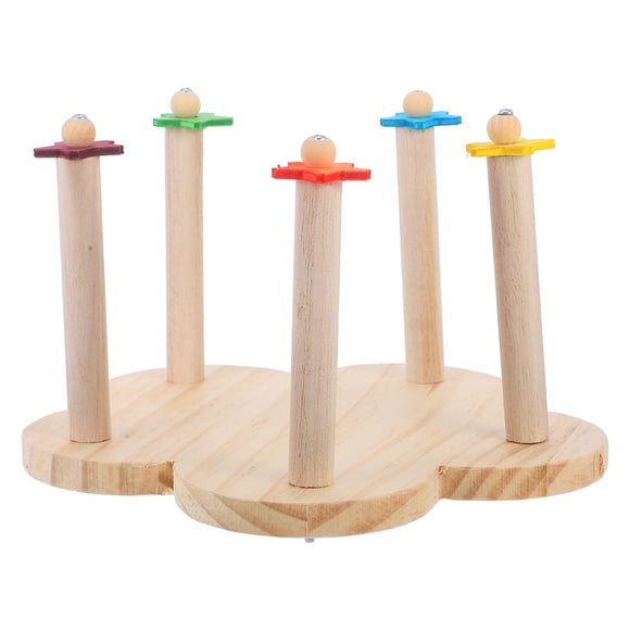 Minkissy Support de Perchoir pour Cage Support de Perchoir pour Oiseaux Entraînement 1 Pcs