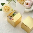 thumbnail image 2 of Efavormart 100 pcs of 3x3x3 Gold Favor Candy Box for Candy Treat Gift Wrap Box Party Favor Boxes for Bridal Shower Wedding Party, 2 of 11