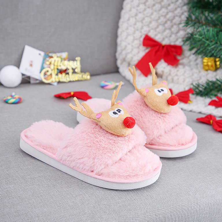 Deer slippers sales