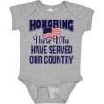 thumbnail image 3 of Inktastic Veterans Day Military Honoring Those Who Serve Boys or Girls Baby Bodysuit, 3 of 5