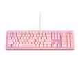 thumbnail image 3 of JLab Nightfall Wired Gaming Keyboard, RGB, Media Dial, Anti-Ghost, Full-Size, Pink, 3 of 9