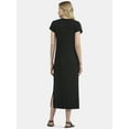 thumbnail image 2 of Time and Tru Women's Rib Maxi Dress, Sizes XS-XXXL, 2 of 4