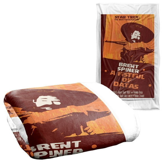 Star Trek The Next Generation Season 6 Episode 8 Silky Touch Super Soft Throw Blanket 36" x 58"