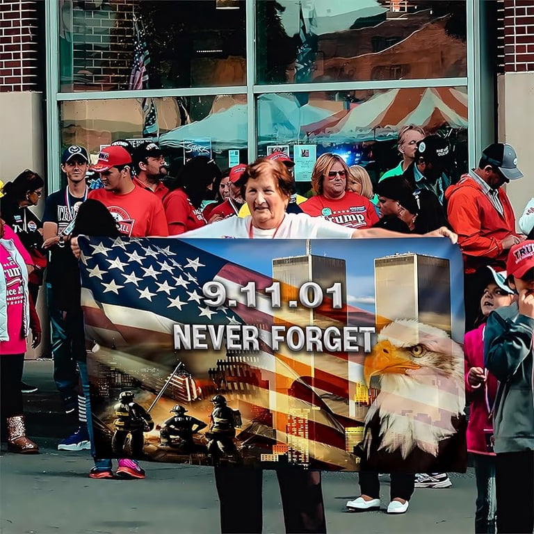 911 Never Forget Flag 3x5 Ft Outdoor American Remember 9/11