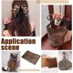 thumbnail image 5 of Tela Velboa con estampado de leopardo de 2,1 yardas, 66,9 pulgadas de ancho, color chocolate, poliéster, para coser, manualidades, costura, accesorios de ropa, por yarda., 5 of 5