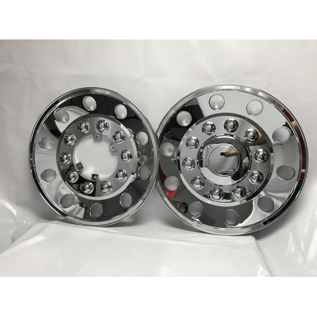 22.5” ABS Chrome-Plated Rear Wheel Cover Wheel Simulator – set of