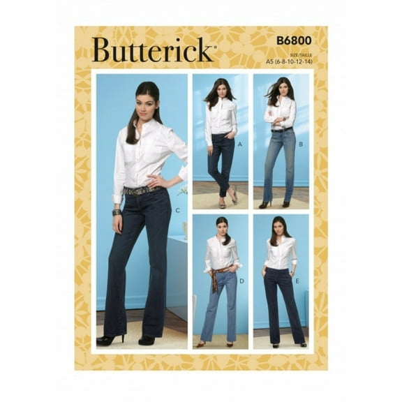 Butterick Sewing Pattern 6800 Trousers