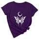 thumbnail image 1 of Tops Para Mujer Casual Suelto Jersey Estampado Cuello Redondo Manga Corta Top Manga Corta Cuello Redondo Top Camisa Odeerbi ODB181187, 1 of 6