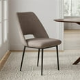 thumbnail image 2 of Pemberly Row Boucle Upholstered Seat and Back Side Chair (Set of 2) in Gray, 2 of 7