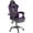 Purple, variant on Gaming Chair with Headrest and Lumbar Support, Ergonomic High Back Office Chair, Racing Style Executive Computer Desk Chair, Leather Adjustable Swivel Task Chair for Home Office (Black)