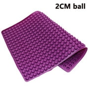 2cm Round Ball Barbecue Mat,Heat Resistant Up To 450 Degrees F,Safe To Use In Ovens, Microwaves, Refrigerators, Freezers and Dishwashers. RED