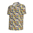 thumbnail image 2 of Balery Sicilian Style Printed Men’s Short Sleeve Polo Shirt, Midweight Men's Shirt,Golf Polo shirts -3X-Large, 2 of 9