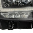 thumbnail image 2 of AlphaRex 16-20 Toyota Tacoma NOVA LED Projector Headlights Plank Style Black with Activation Light (Part #880707), 2 of 7