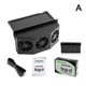 thumbnail image 2 of Car Cooling Fan Solar Powered Cooler Auto Window Air Vent Ventilation, 2 of 5