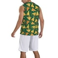 thumbnail image 2 of Honeii Pizza print basktball shirt for men and women, Unisex basketball jersey for Theme party-Large, 2 of 6