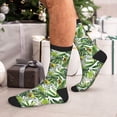 thumbnail image 7 of Disketp Green Tropical Unisex Mid-Calf Socks Lightweight Breathable Ventilation Ankle Socks, 7 of 7