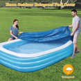 thumbnail image 4 of Rectangular pool cover,305 * 183cm Solar Pool Cover for Easy Set Up Anti-Dust Rainproof Durable Pool Above Cloth,for All Kinds Of Swimming Pools - 305, 4 of 5
