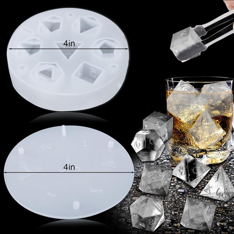 Silicone Ice Dice Molds,Multi-Spec Digital Game 3D Silicone Ice Mould