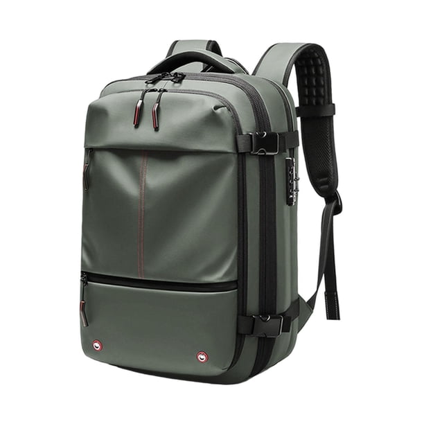 Mochila para computadora, Mochila Bolsa de Almacenamiento portátil, Mochila Ligera para computadora portátil para Negocios, Senderismo, Acampar al , Verde