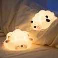 thumbnail image 2 of Luz nocturna de unicornio para niños y niñas, bonita lámpara de silicona para guardería, lámpara de noche blanda, decoración de cabecera de habitación, regalo perfecto, 2 of 5