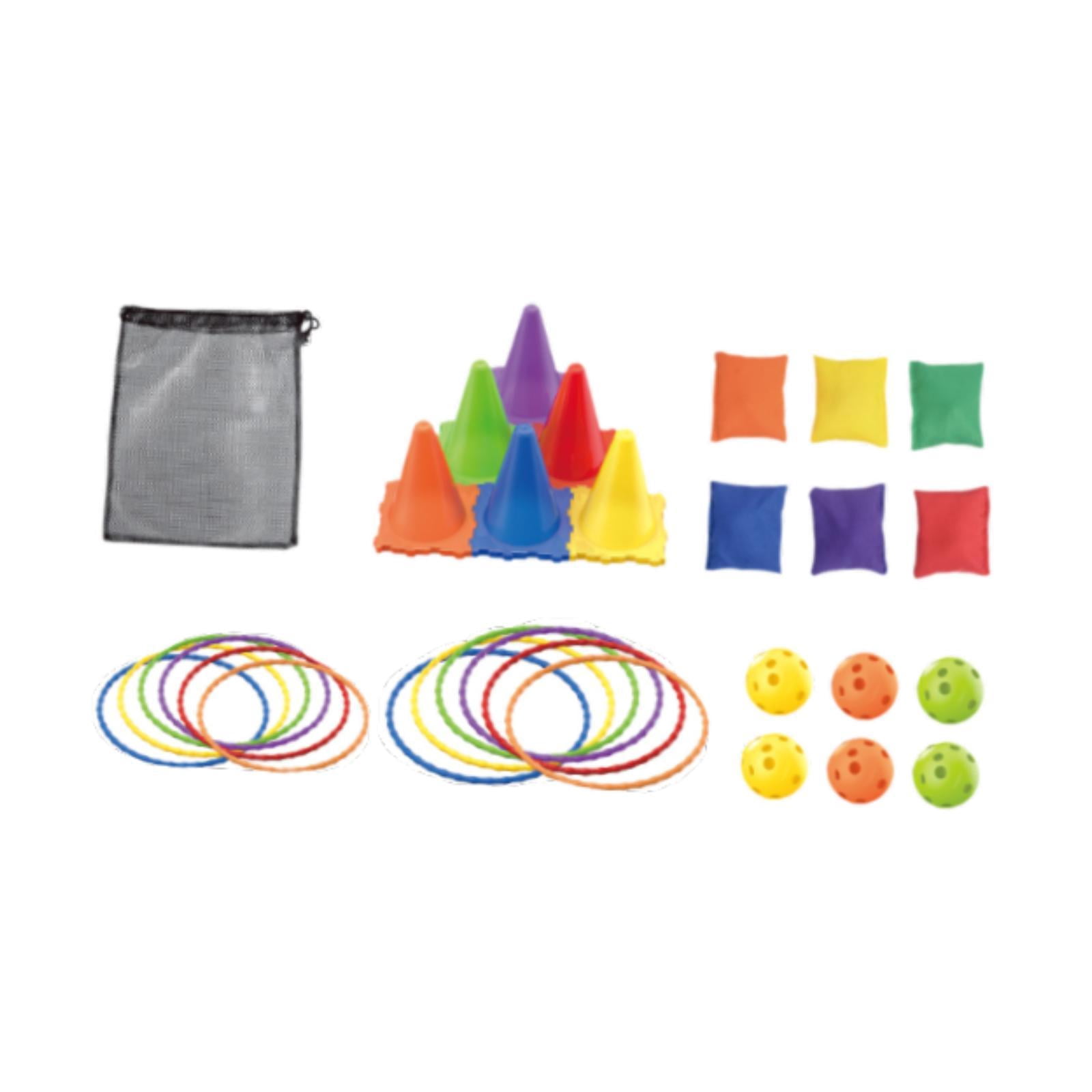 koolsoo Toss Game Cones Toss Rings for Party Supply Indoor Outdoor Activity