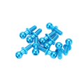 thumbnail image 3 of 10pcs Rc Aluminum Alloy Ball Head Link Track Rod Ball Head Screw Link Rod Shock Absorber End Compatible With Tt01 Tt02 Rc Car(blue), 3 of 5