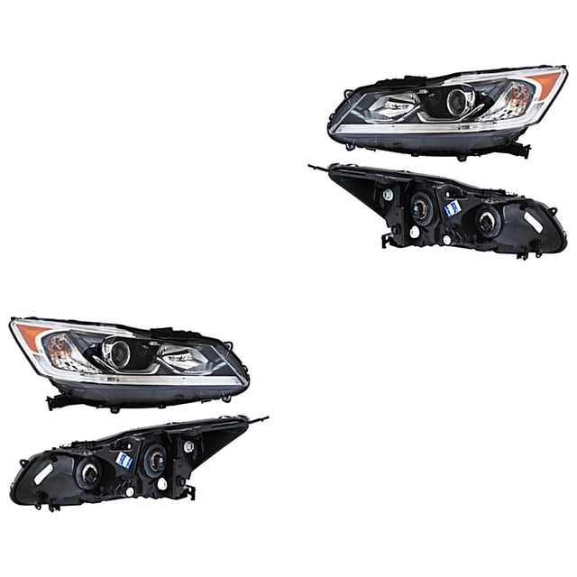 Par de Faros Accord 2016 A 2017 Honda C/luz día TYC .