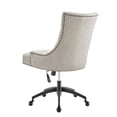 thumbnail image 6 of Computer Work Desk Tufted Chair, Fabric, Black Beige, Modern Contemporary Urban Design, Home Business Office Furniture, 6 of 9