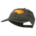 thumbnail image 2 of North Carolina State Map Embroidered Cap - Black OSFM, 2 of 5