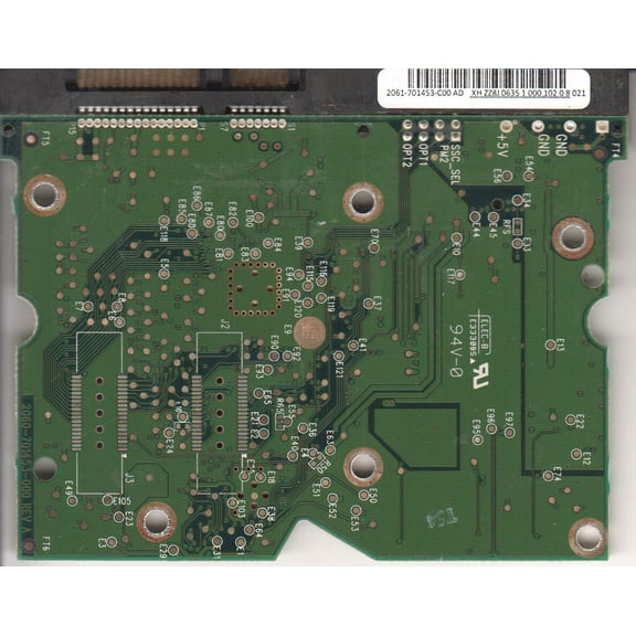 WD800ADFS-75SLR2, 2061-701453-C00 AD, WD SATA 3.5 PCB